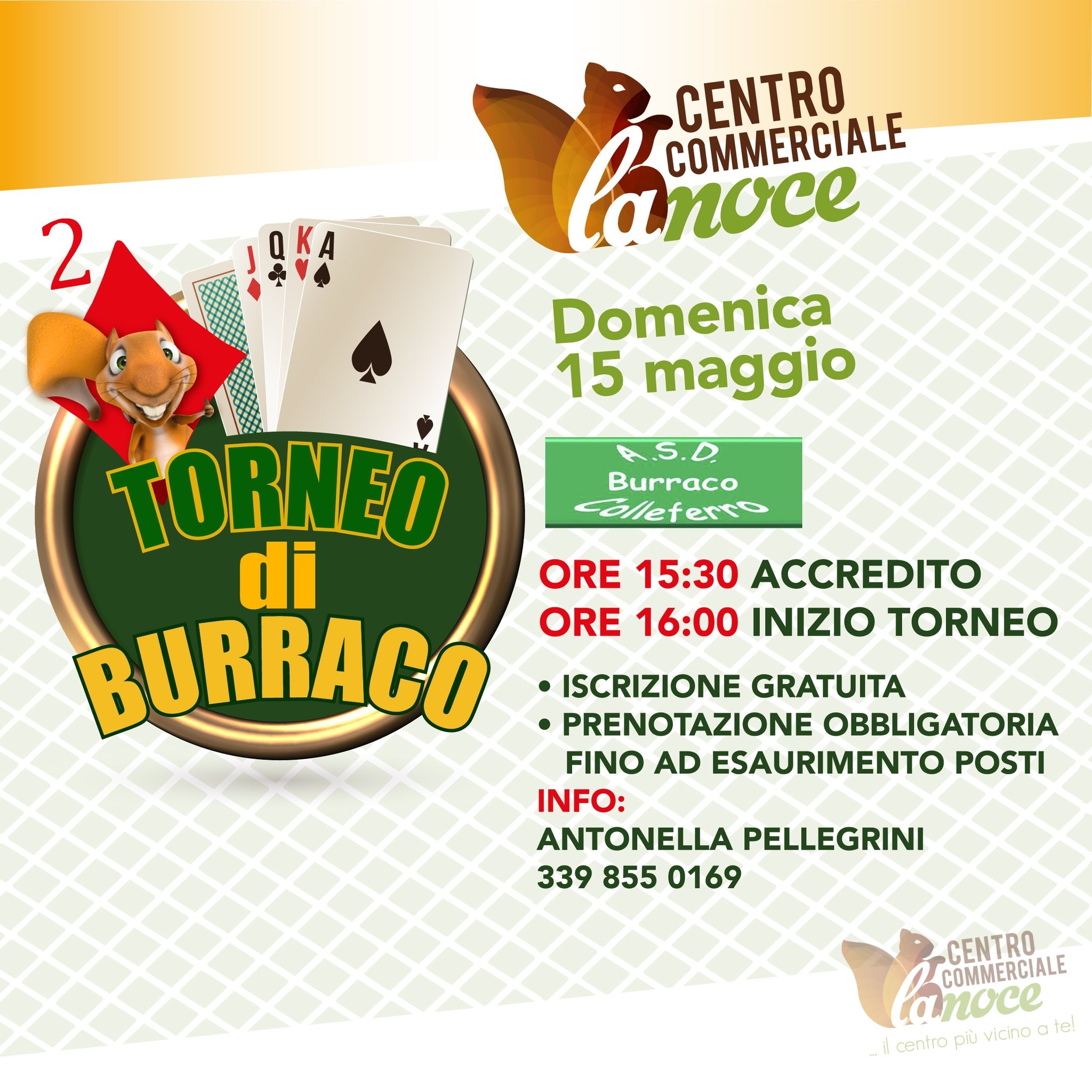 Torneo Di Burraco – Centro Commerciale La Noce